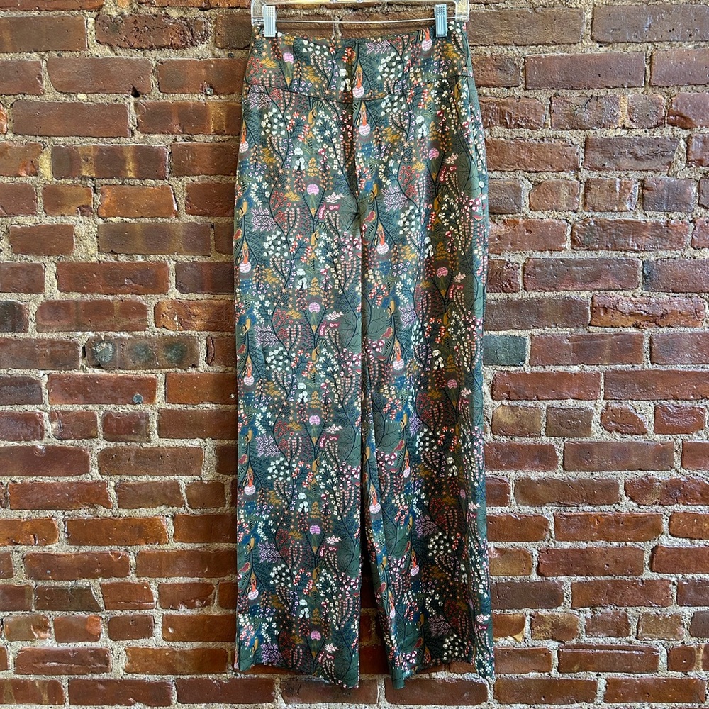NWT Scotch & Soda botanical inspired print pants - size Small - Picture 6 of 9